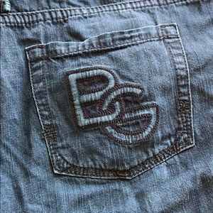 BCBG dark denim soft and thin jeans